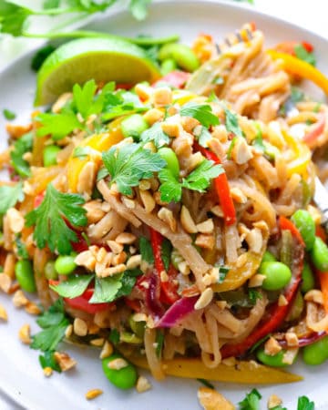 Easy Vegetarian Pad Thai