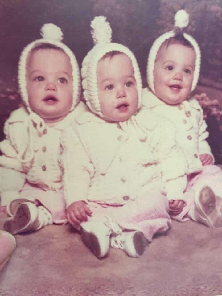Triplet baby girls