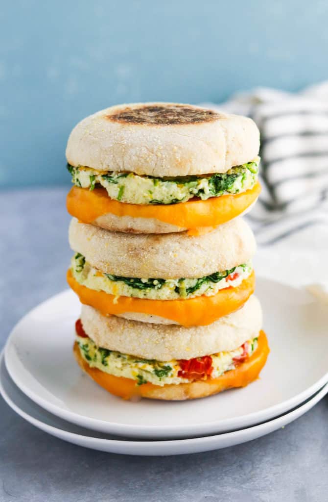 Healthy Breakfast Sandwich (A make-ahead recipe) - Pinch Me Good