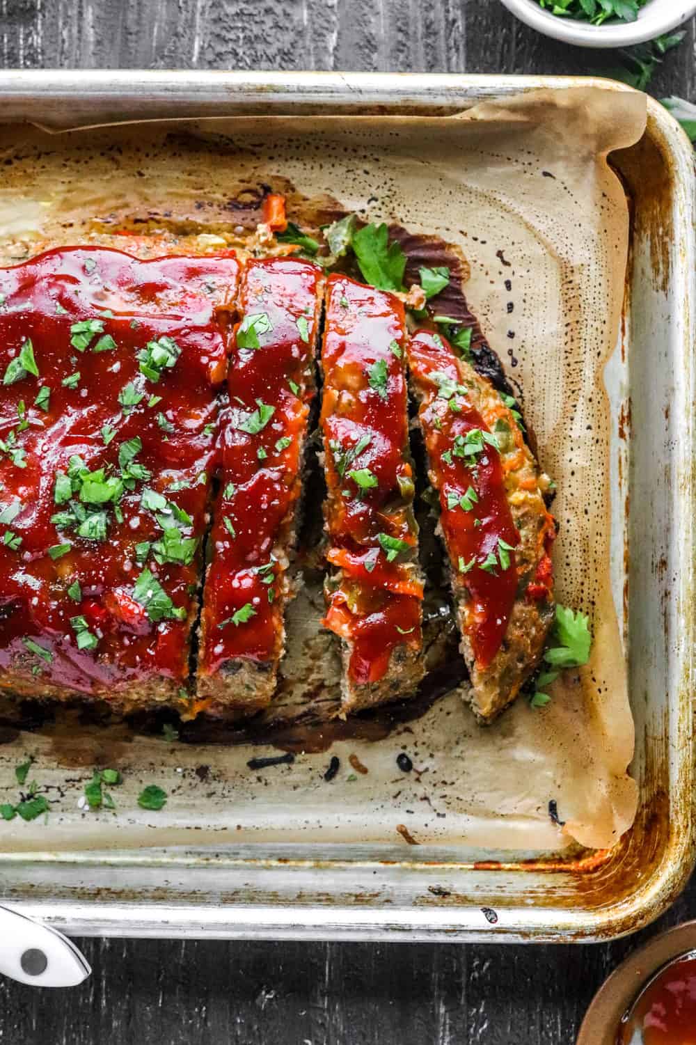 Healthy Turkey Meatloaf {with Spinach & Herbs} - Family Table Treasures