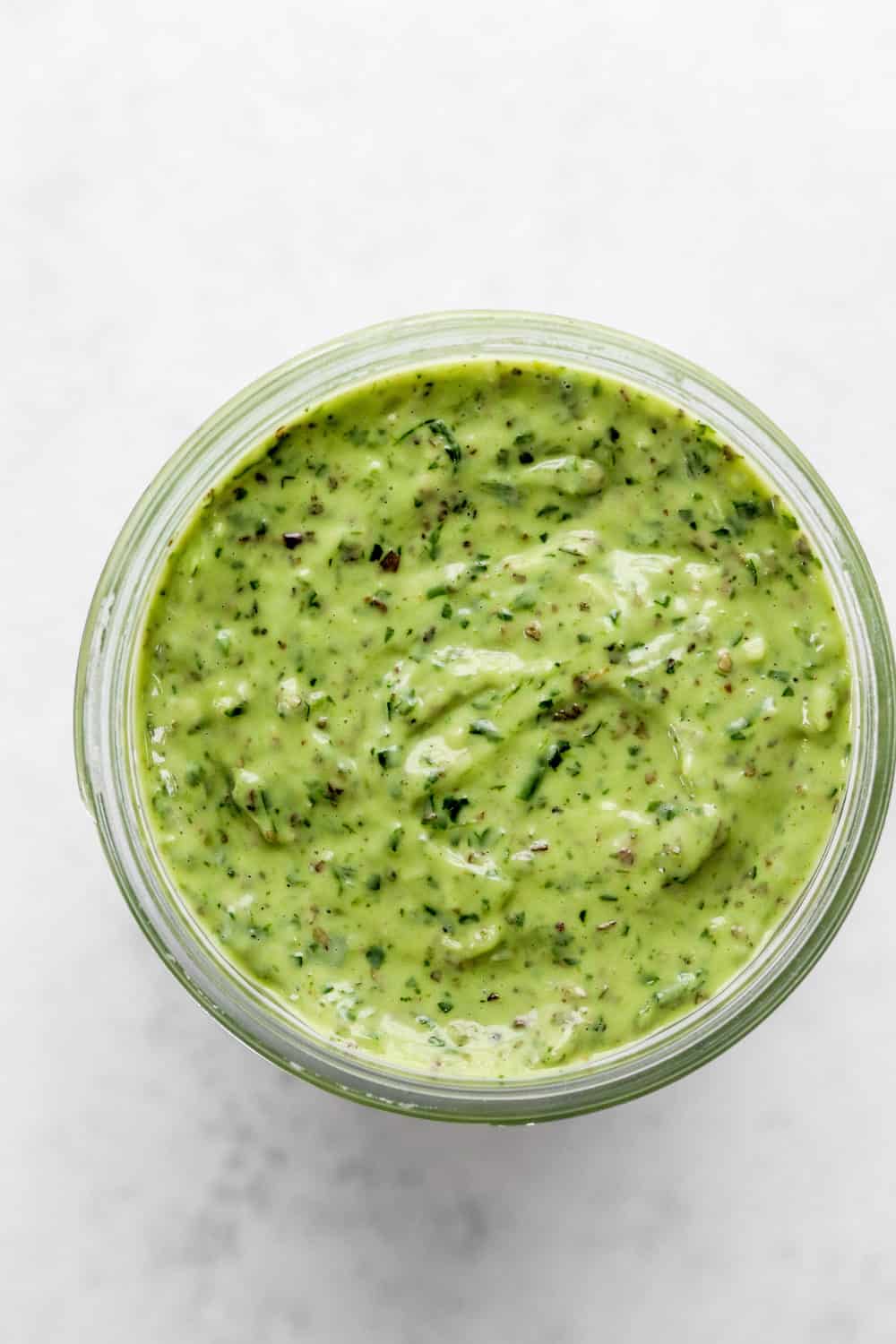 5-Minute Creamy Green Goddess Dressing (Vegan)