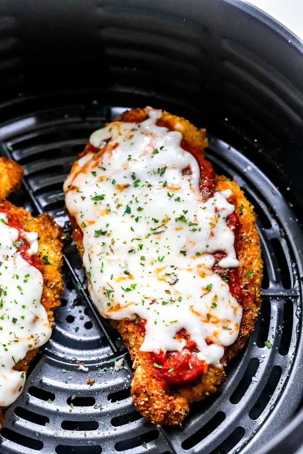 Crispy Healthy Chicken Parmesan Air Fryer Recipe