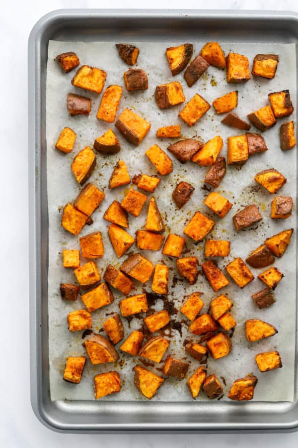 Best Sweet Potato Buddha Bowl - with black beans - Pinch Me Good