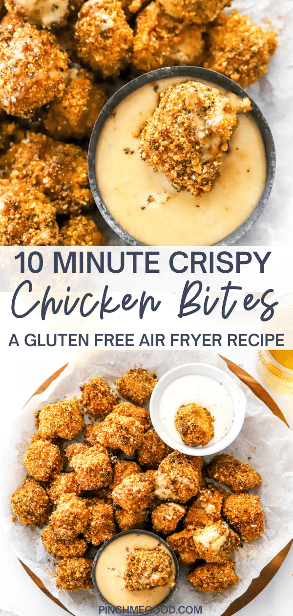 Air Fryer Popcorn Chicken - 15 Minutes - Pinch Me Good
