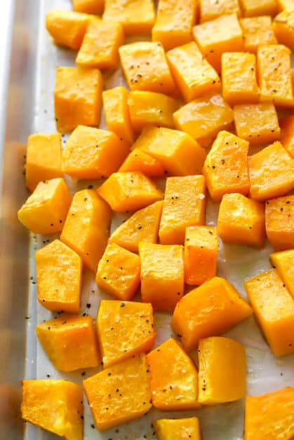 Easy Roasted Butternut Squash - Pinch Me Good