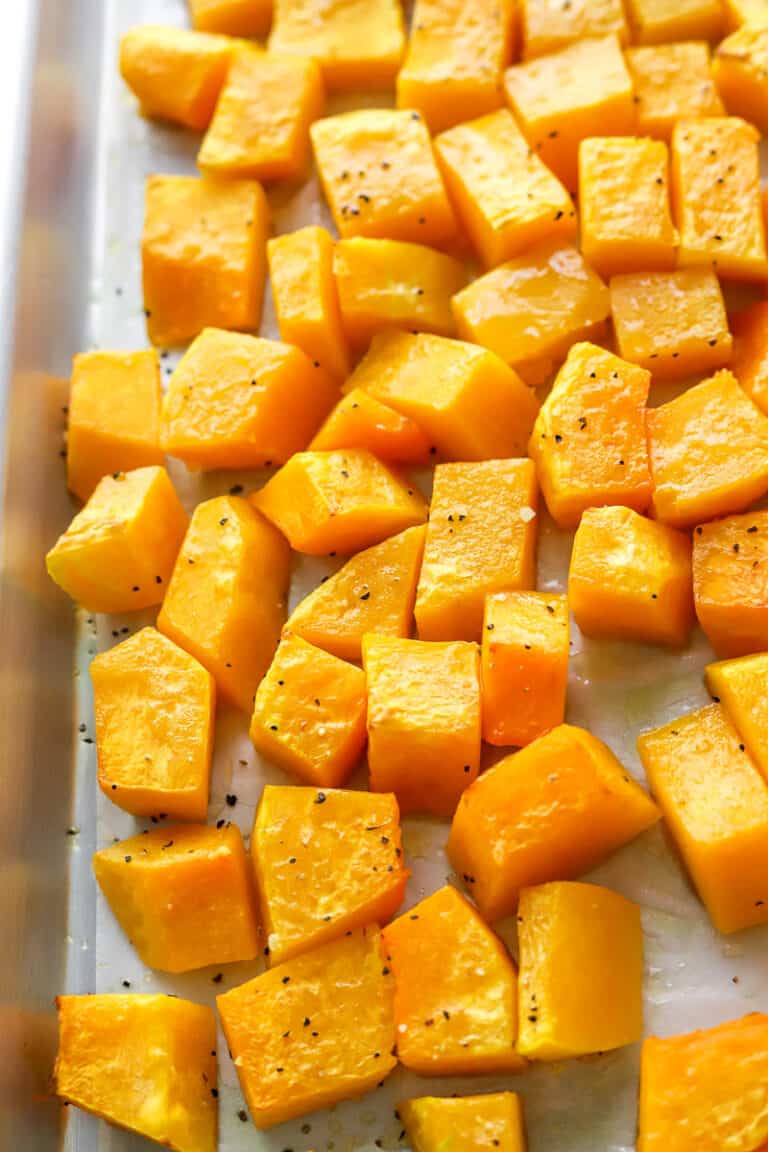 Easy Roasted Butternut Squash - Pinch Me Good