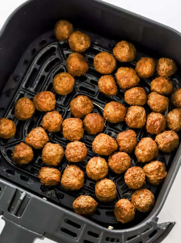 Air Fryer Frozen Meatballs Quick and Easy Pinch Me Good
