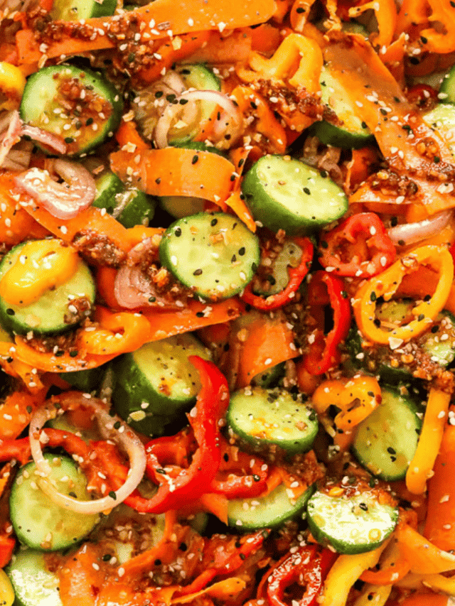 Best Cucumber Pepper Salad