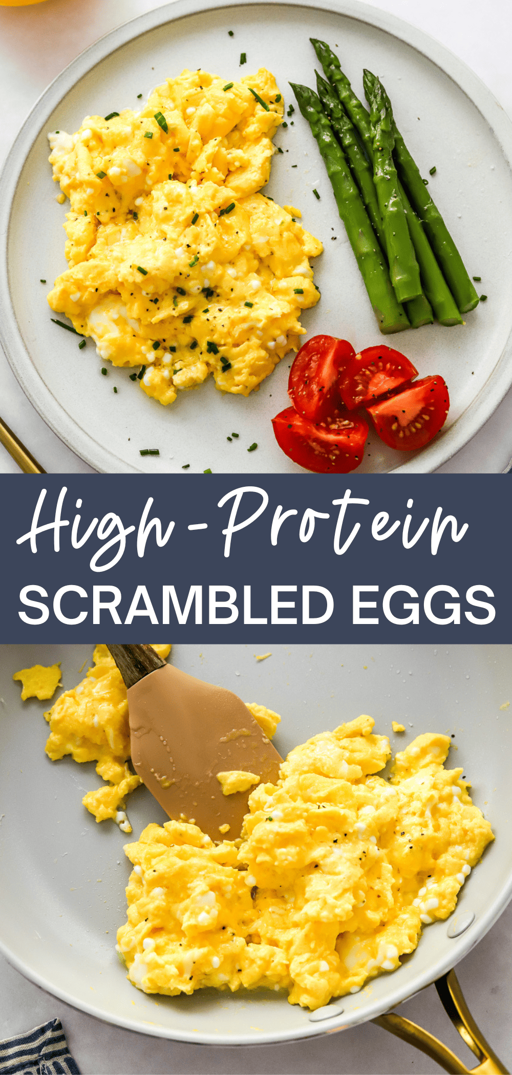 Easy High Protein Cottage Cheese Scrambled Eggs Pinch Me Good