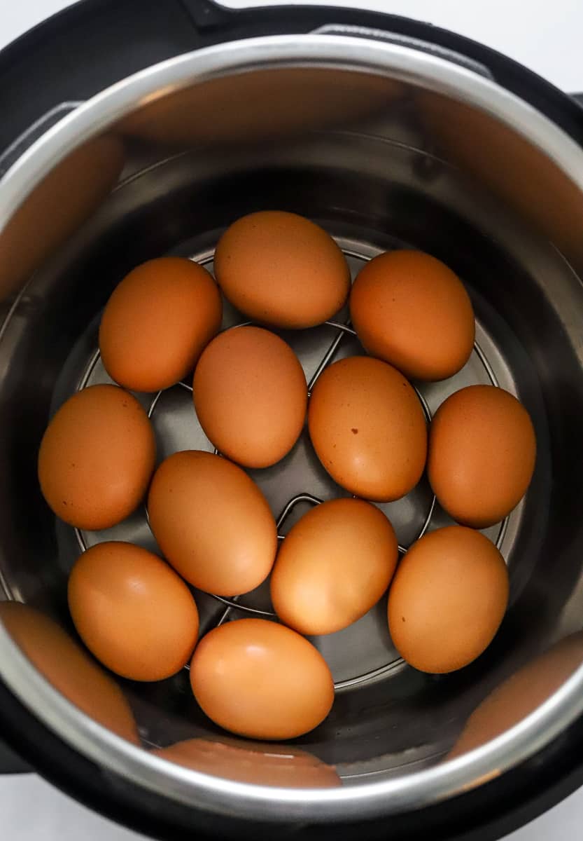 Whole eggs in the instant pot.